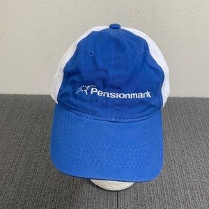 Pensionmark Trucker Hat OSFM Blue White Mesh Back Strapback OC Platinum Series